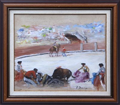 ROBERTO DOMINGO (Par&iacute;s, 1883-Madrid, 1956) Acuarela Realizada en la primera etapa del pintor 