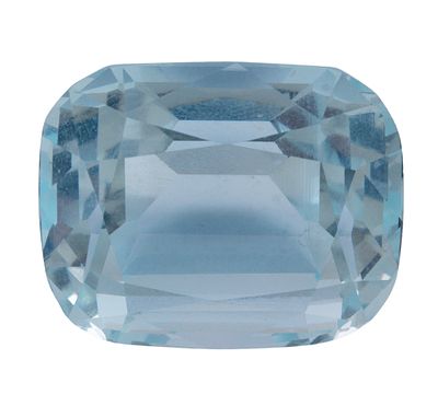 GRAN AGUAMARINA SIN MONTAR EN TALLA OCTOGONAL CON PESO DE 52.60 CT. Gran Aguamarina sin montar 