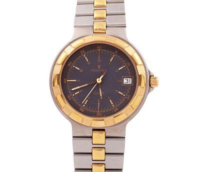 RELOJ DE PULSERA " FESTINA" EN ACERO BICOLOR. MECANISMO DE CUARZO. Reloj de pulsera "FESTINA" 