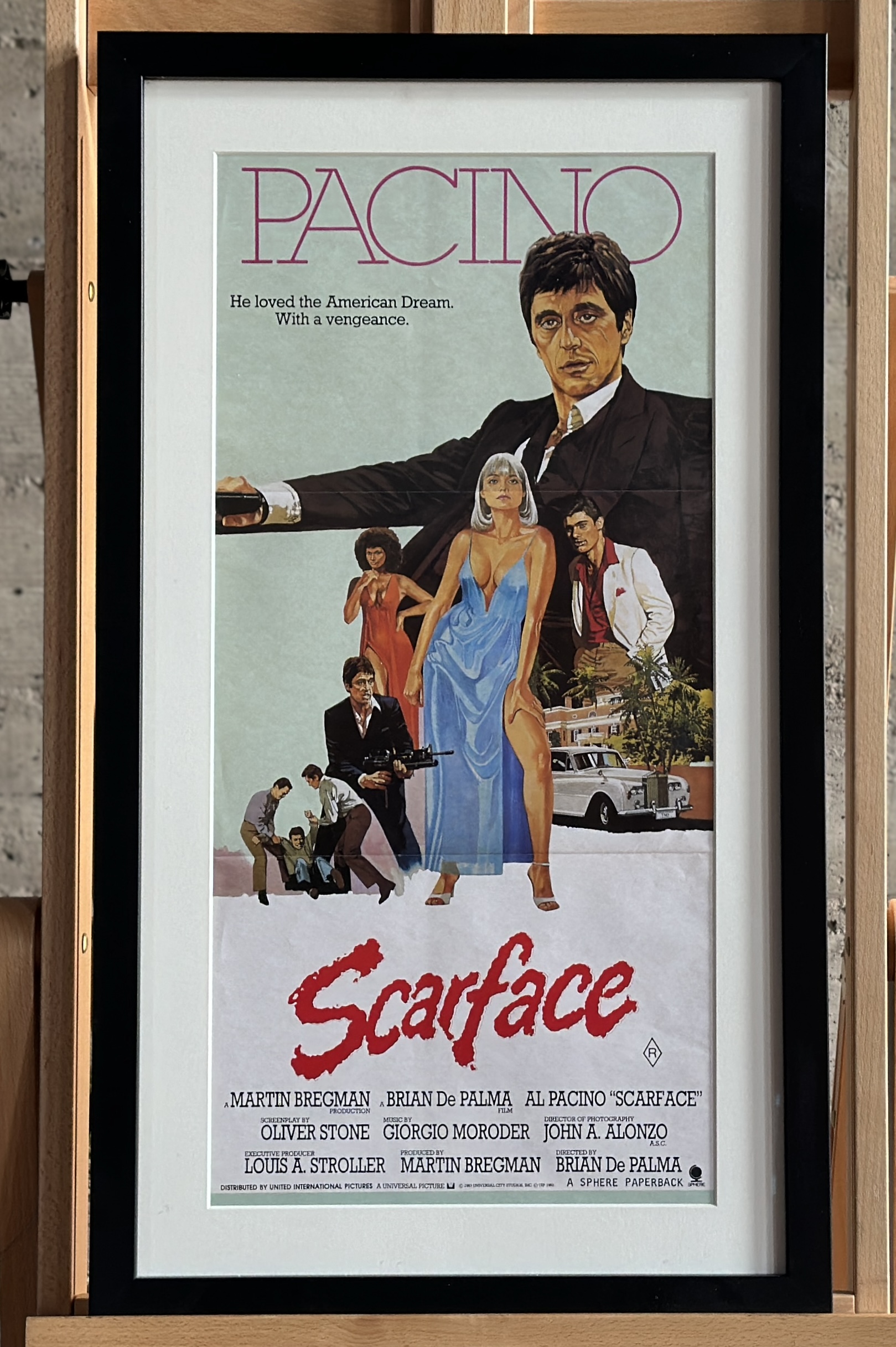 Lot 60 - SCARFACE POSTER, AUSTRALIAN DAYBILL | Salem Auction House
