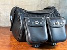 HARLEY-DAVIDSON 100TH ANNIVERSARY VRSC RACK BAG KIT. This lot features a Harley-Davidson 100th Image - 1