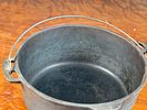WAGNER WARE CAST IRON DUTCH OVEN. This lot features an antique cast iron dutch oven by Wagner Image - 3