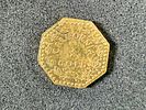 1856 CALIFORNIA FRACTIONAL GOLD COIN. This lot features a 1856 California fractional gold coin Image - 1