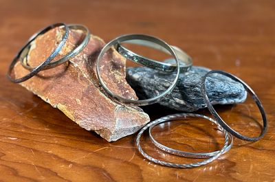 STERLING SILVER BRACELETS. This lot features seven (7) sterling silver bracelets with various 