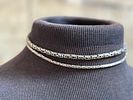 PAIR OF STERLING SILVER BYZANTINE NECKLACES. This lot features a pair of sterling silver Image - 1