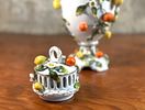 GERMAN CLASSICAL SITZENDORF PORCELAIN URN. An antique Dresden-style German classical Sitzendorf Image - 8