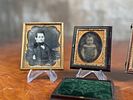 DAGUERREOTYPE & TINTYPE PHOTOS. This lot features a collection of antique daguerreotypes and Image - 1