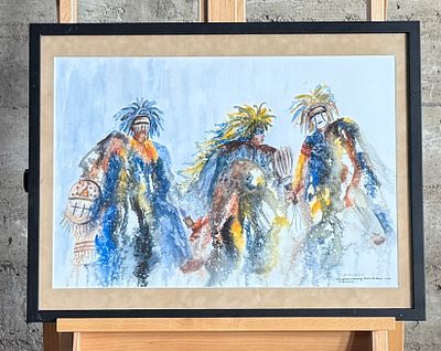 JO DUNNICK, "WITH SPIRITS & MORNINGS ENTER THE DANCE". "With Spirits &amp; Mornings Enter the 