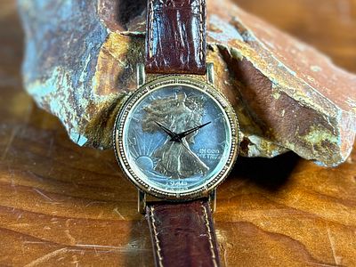 CHARITY: SALEM DOGS, WALKING LIBERTY CUSTOM WATCH. Proceeds from this lot will be donated to 