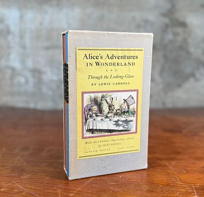 LEWIS CARROLL, "ALICE'S ADVENTURES IN WONDERLAND & THE LOOKING GLASS". This lot features a two 