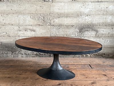 RESTORATION HARDWARE COFFEE TABLE. This lot features a coffee table by Restoration Hardware with 