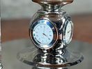 MOTHER OF PEARL & GEMSTONE ROTATING GLOBE. This lot features a mother of pearl and gemstone Image - 3