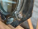 NAUTICAL PORTHOLE WINDOW. This lot features an authentic salvaged nautical porthole window that Image - 5