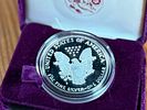 1986 AMERICAN SILVER EAGLE PROOF COIN, .999 FINE SILVER. This lot features a 1986 American Image - 2