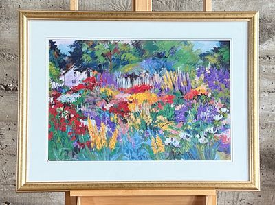SATSUKO HAMILTON, "ARTIST'S GARDEN". "Artist's Garden", an original work of art by listed artist 