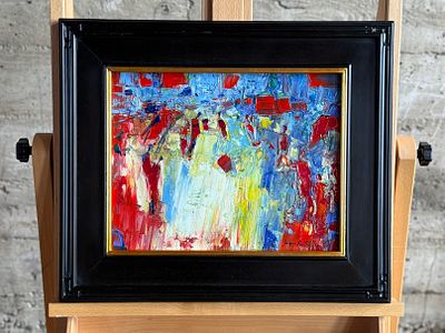 SERGUEI NOVITCHKOV, "ABSENCE OF NOISE". “Absence of Noise”, an original oil on board painting by 