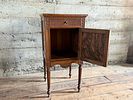 FRENCH PROVINCIAL STYLE CABINET. This lot features a beautiful antique French Provincial style Image - 3