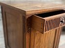 FRENCH PROVINCIAL STYLE CABINET. This lot features a beautiful antique French Provincial style Image - 6