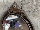 VICTORIAN ARCHED WALL MIRROR. This lot features a Victorian arched wall mirror with an ornate Image - 3