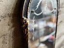 VICTORIAN ARCHED WALL MIRROR. This lot features a Victorian arched wall mirror with an ornate Image - 4