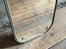 VICTORIAN ARCHED WALL MIRROR. This lot features a Victorian arched wall mirror with an ornate Image - 5