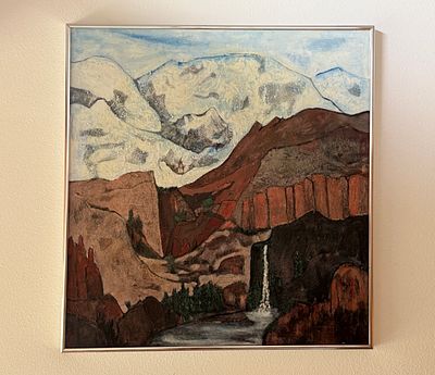 DEE RUNDALL, ORIGINAL ARTWORK #2. This lot features a stunning original work of art by listed 