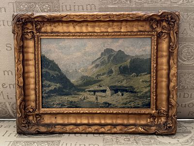 JOHN CALIFANO, "HEART OF THE APENNINES". This lot features an antique artwork after the famous 