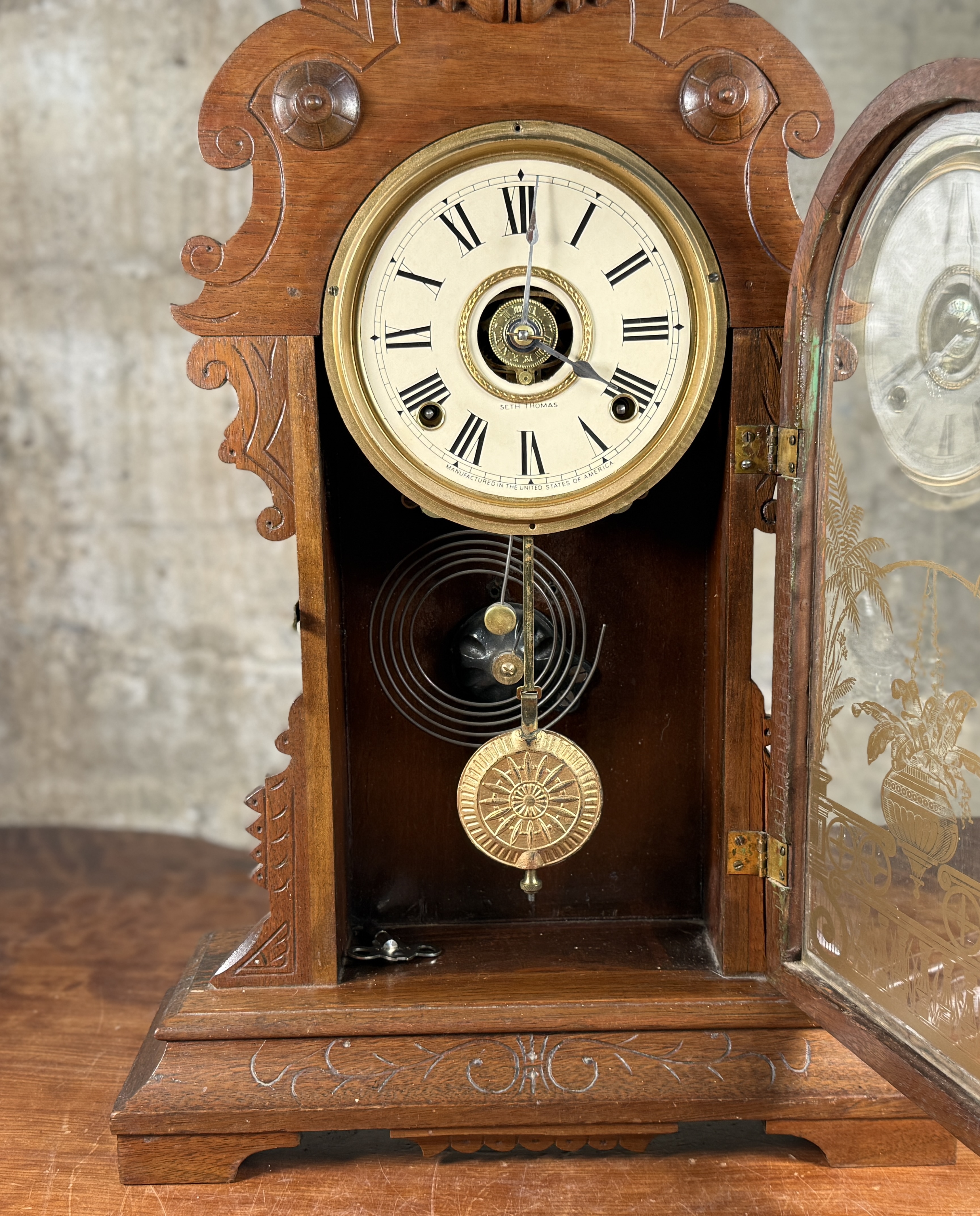 E.N. WELCH, 8-DAY CLOCK