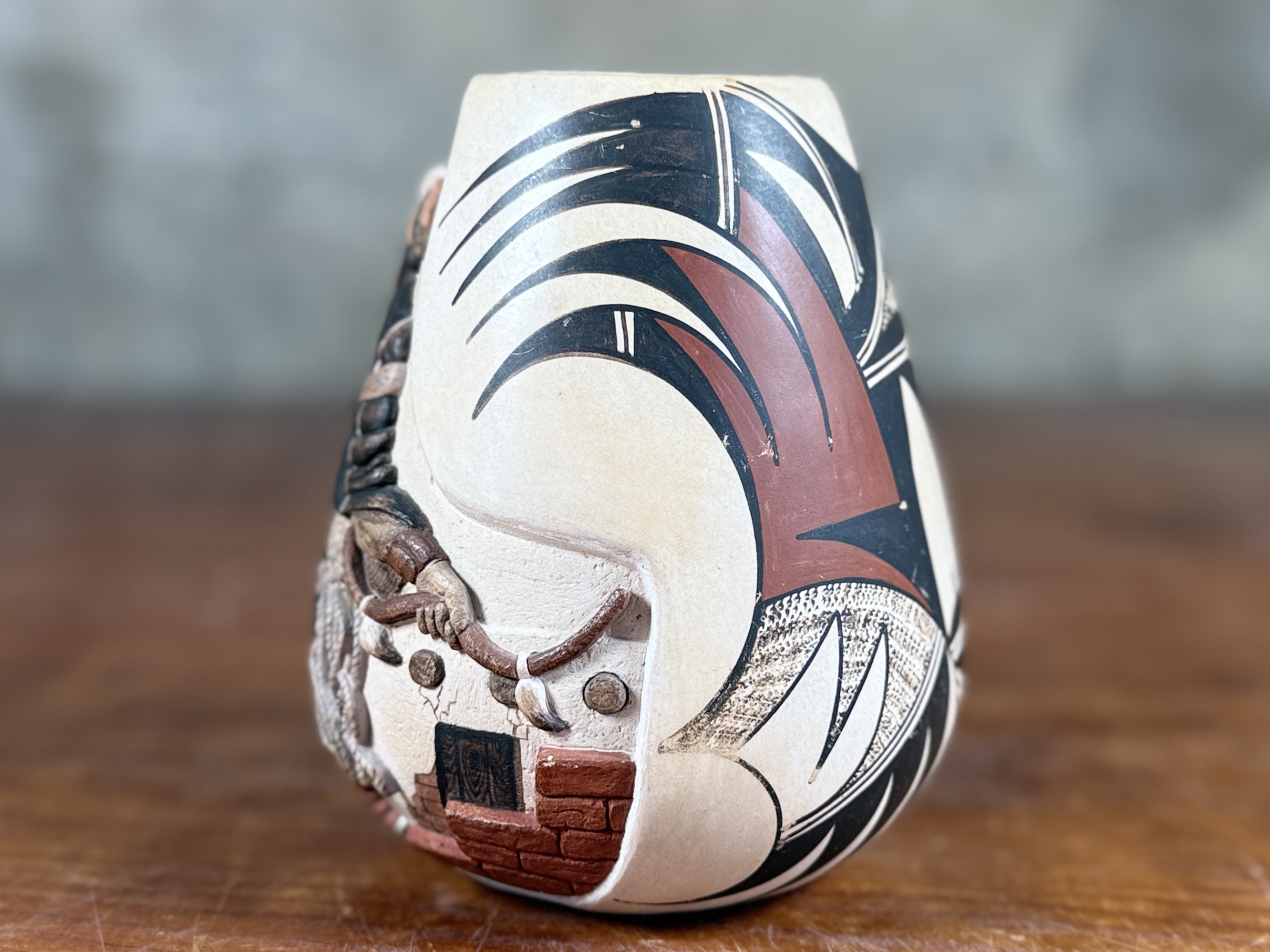 HARRISON JIM SR. & MARIANNE NAVASIE, HOPI VASE