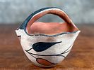 SANTO DOMINGO BASKET. This lot features a beautiful Santo Domingo basket that measures, 5'' H x Image - 1