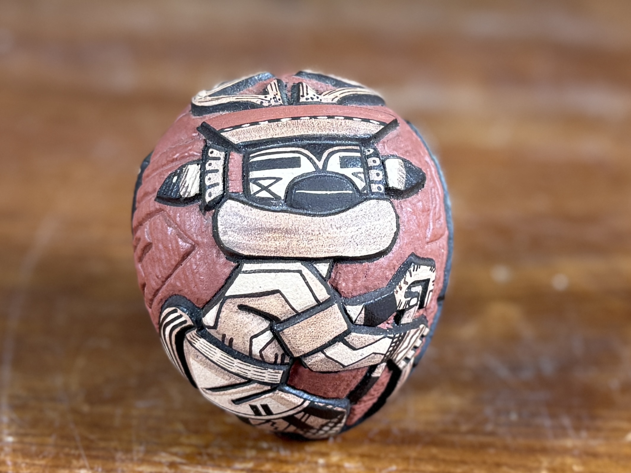 MARTY NAHA & ELIRA POLACCA NAMPEYO, HOPI-TEWA EGG