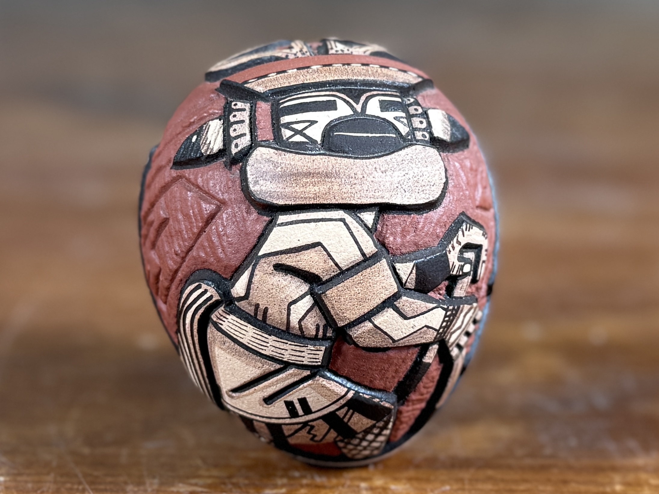 MARTY NAHA & ELIRA POLACCA NAMPEYO, HOPI-TEWA EGG