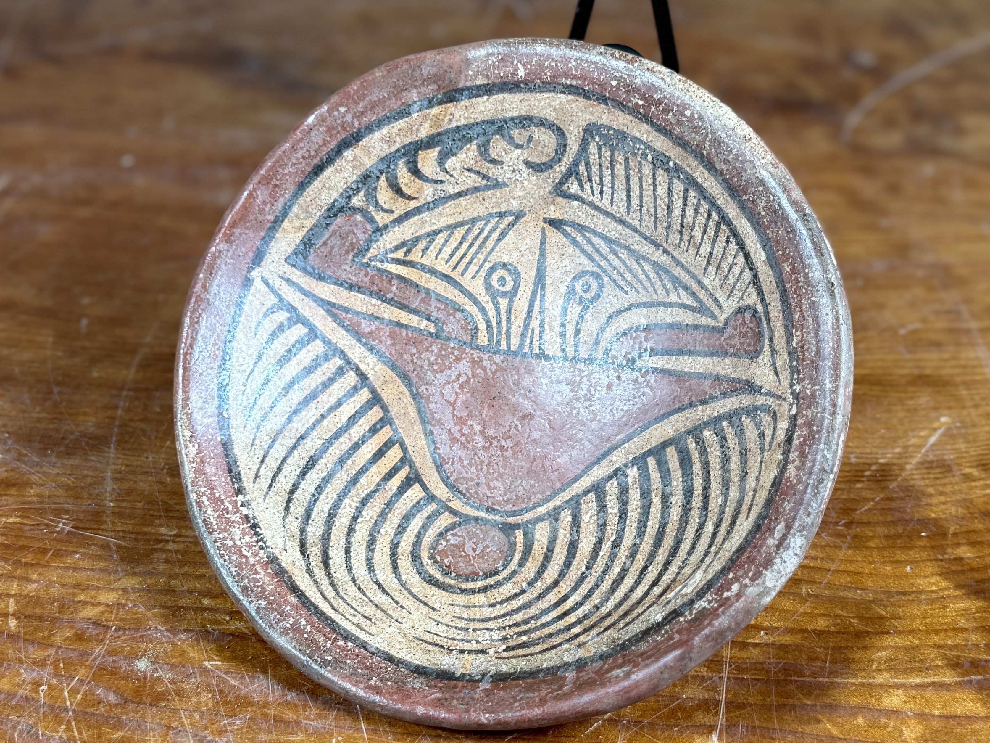 PRE-COLUMBIAN FOOTED BOWL