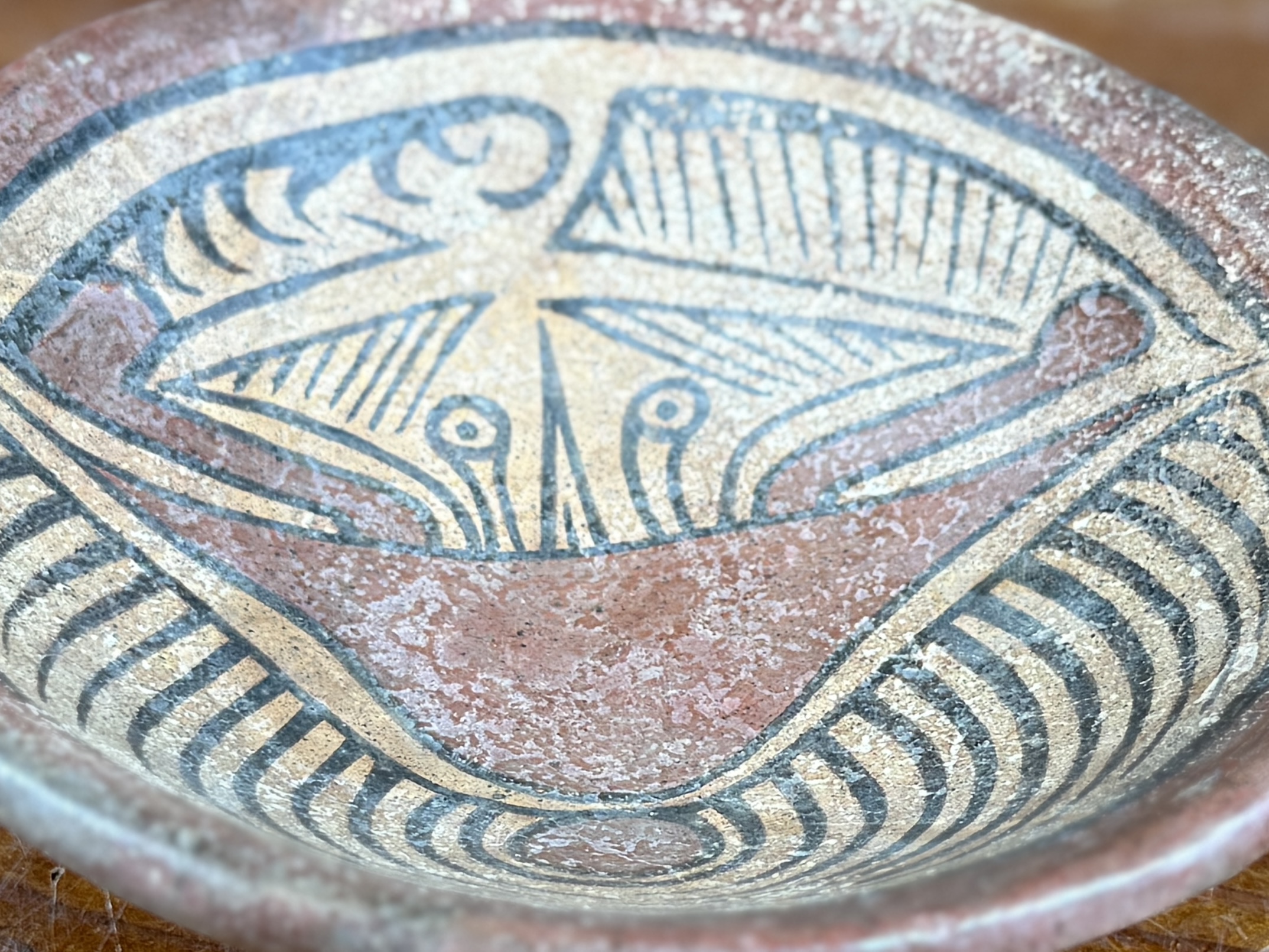 PRE-COLUMBIAN FOOTED BOWL
