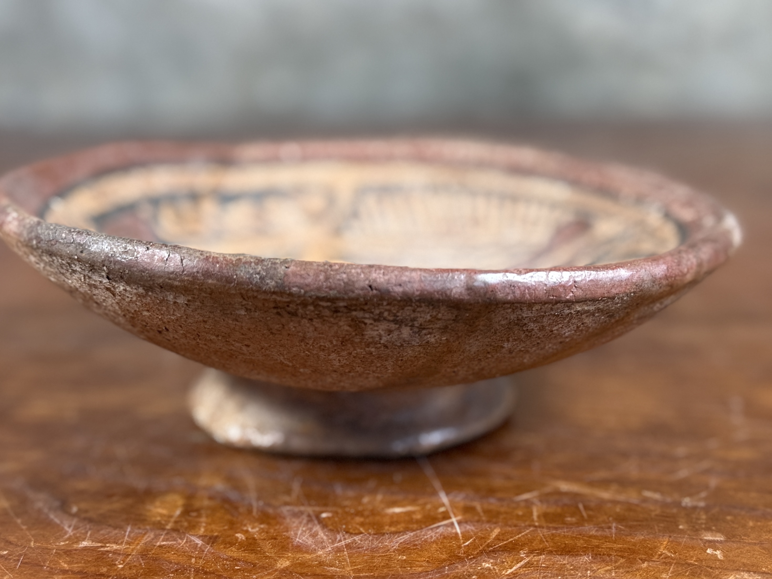 PRE-COLUMBIAN FOOTED BOWL