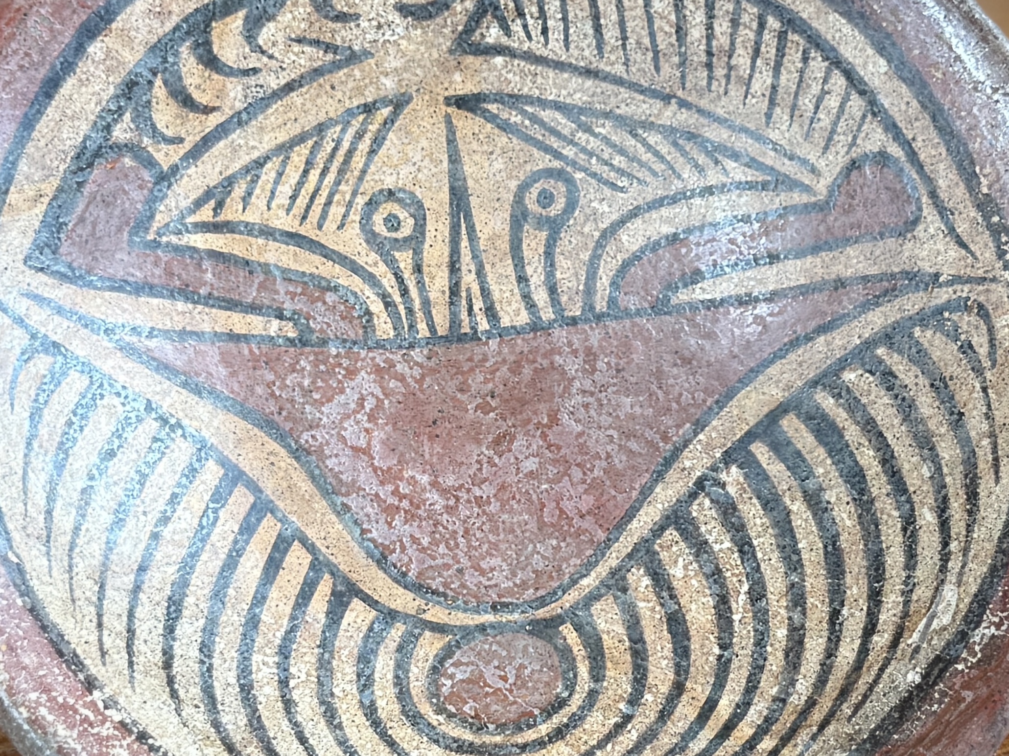 PRE-COLUMBIAN FOOTED BOWL