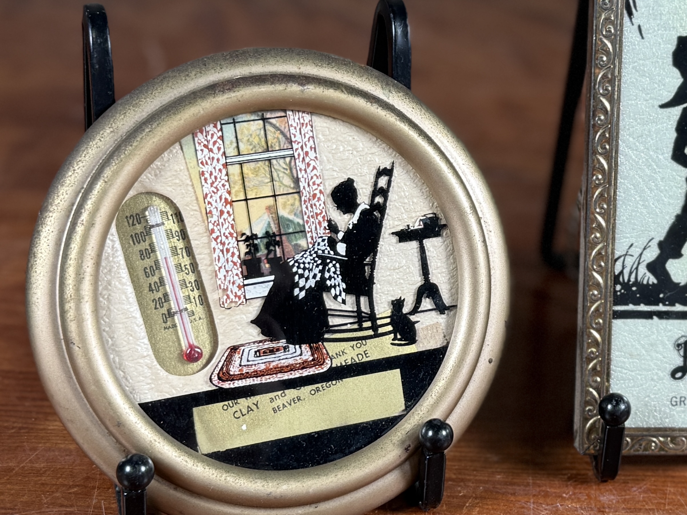 TRIO OF ADVERTISING THERMOMETERS