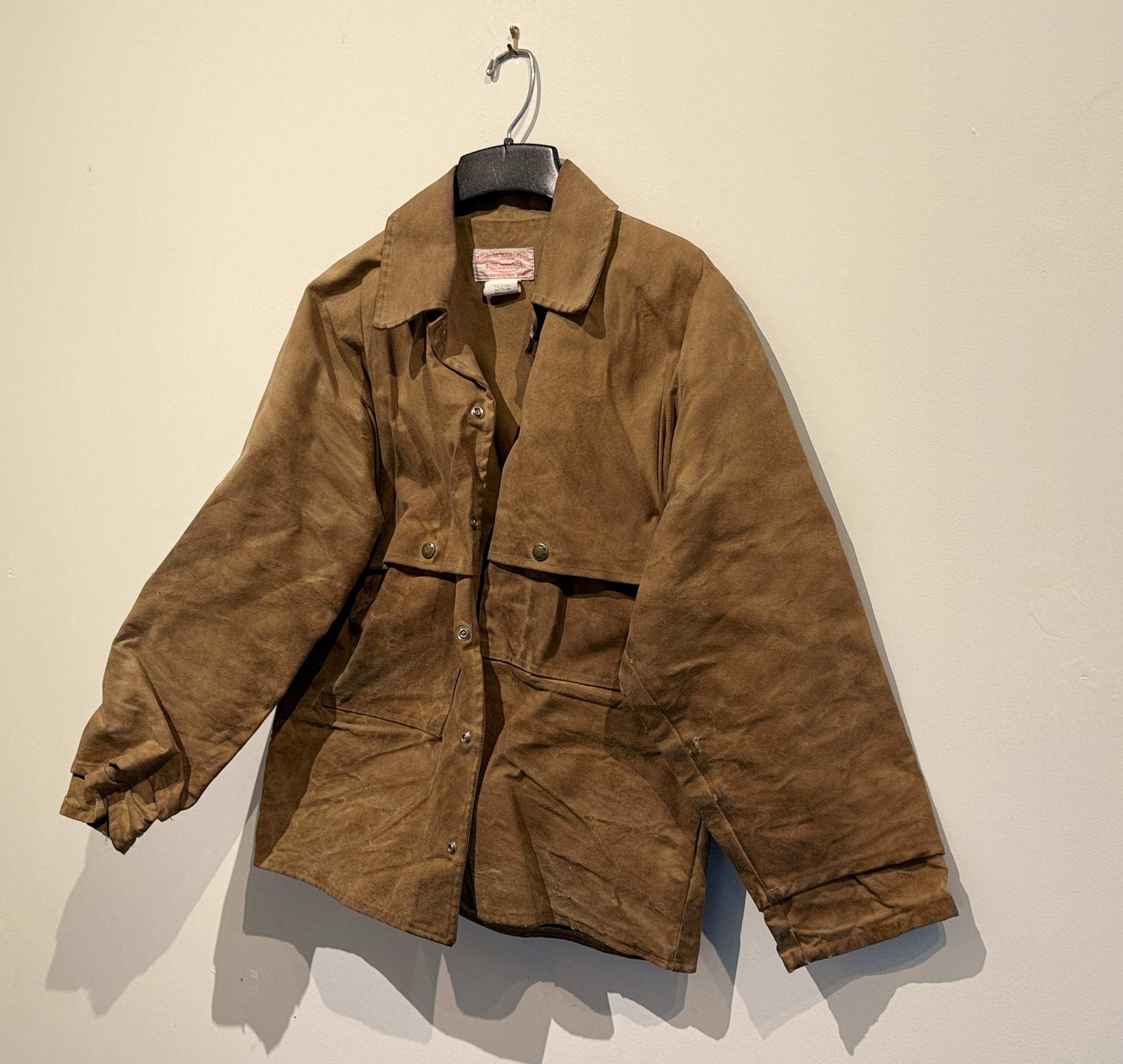 FILSON, WAXED TIN CLOTH JACKET