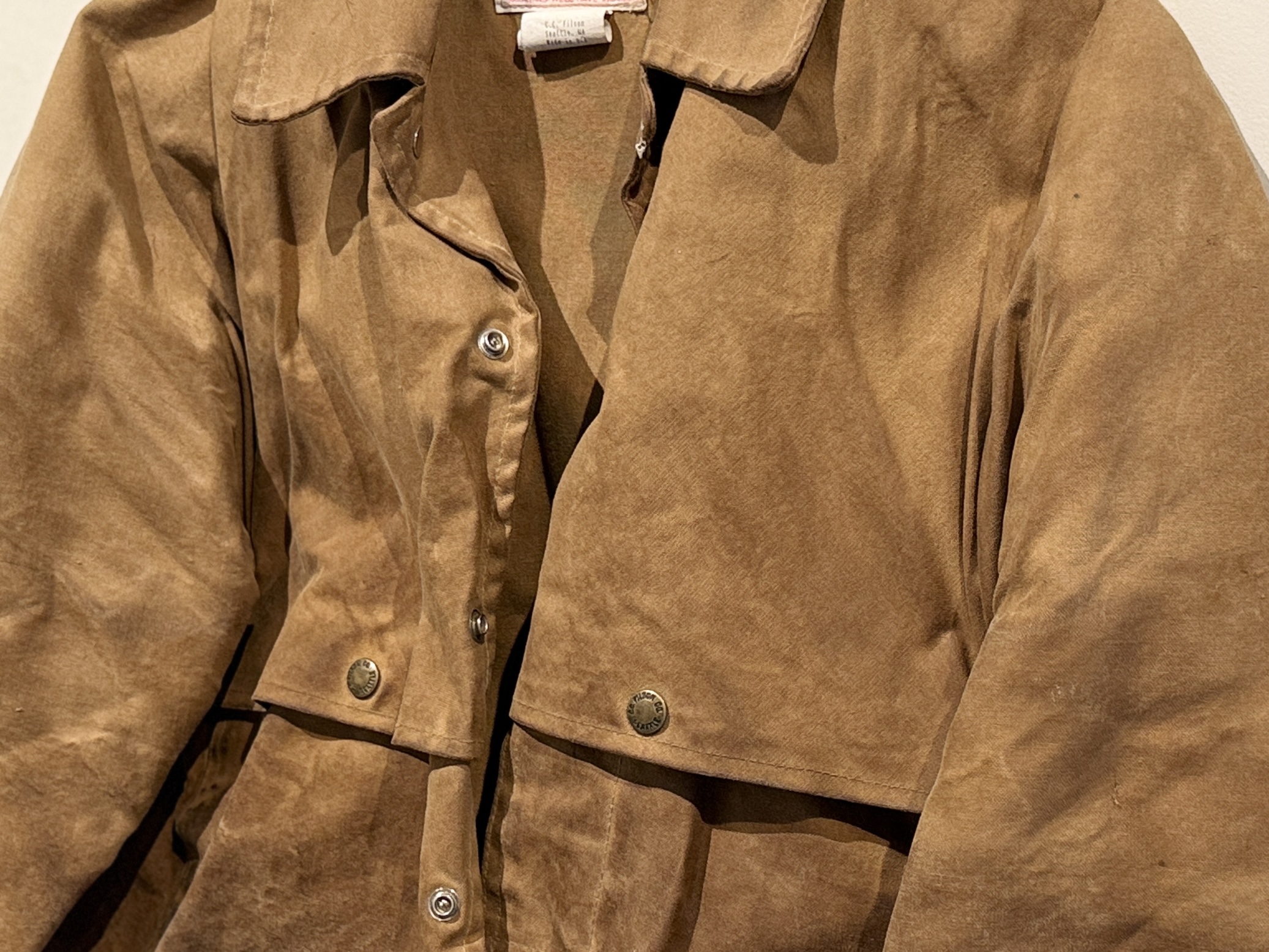 FILSON, WAXED TIN CLOTH JACKET