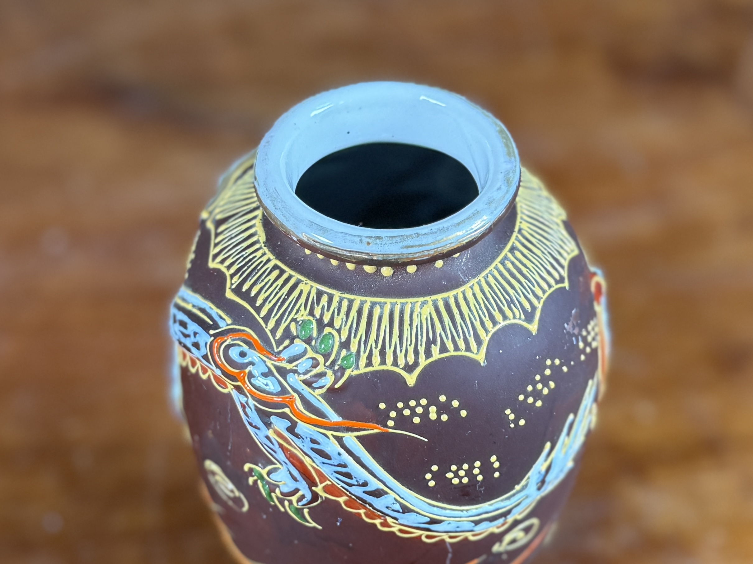 JAPANESE MORI AGE SATSUMA VASE