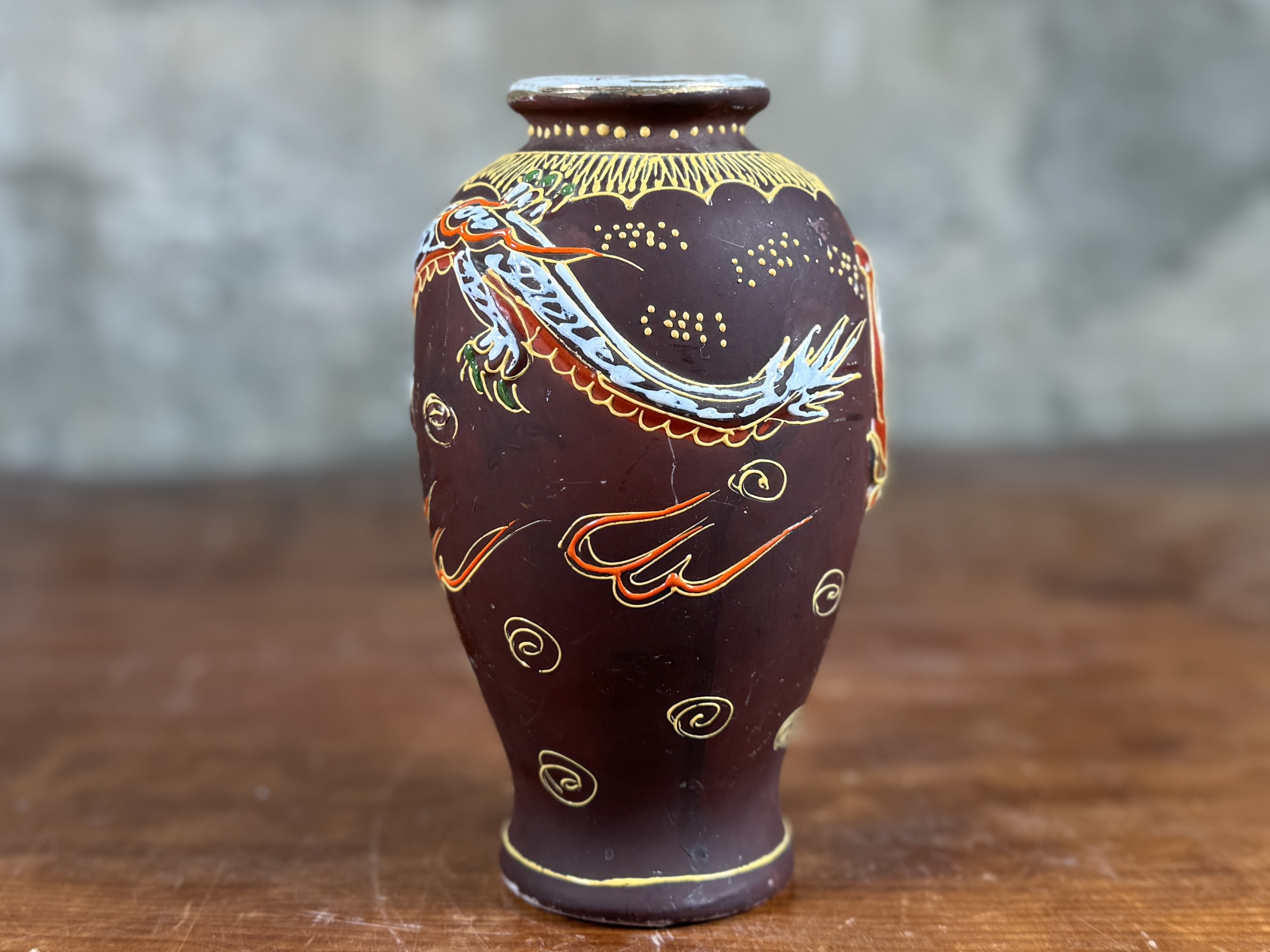 JAPANESE MORI AGE SATSUMA VASE