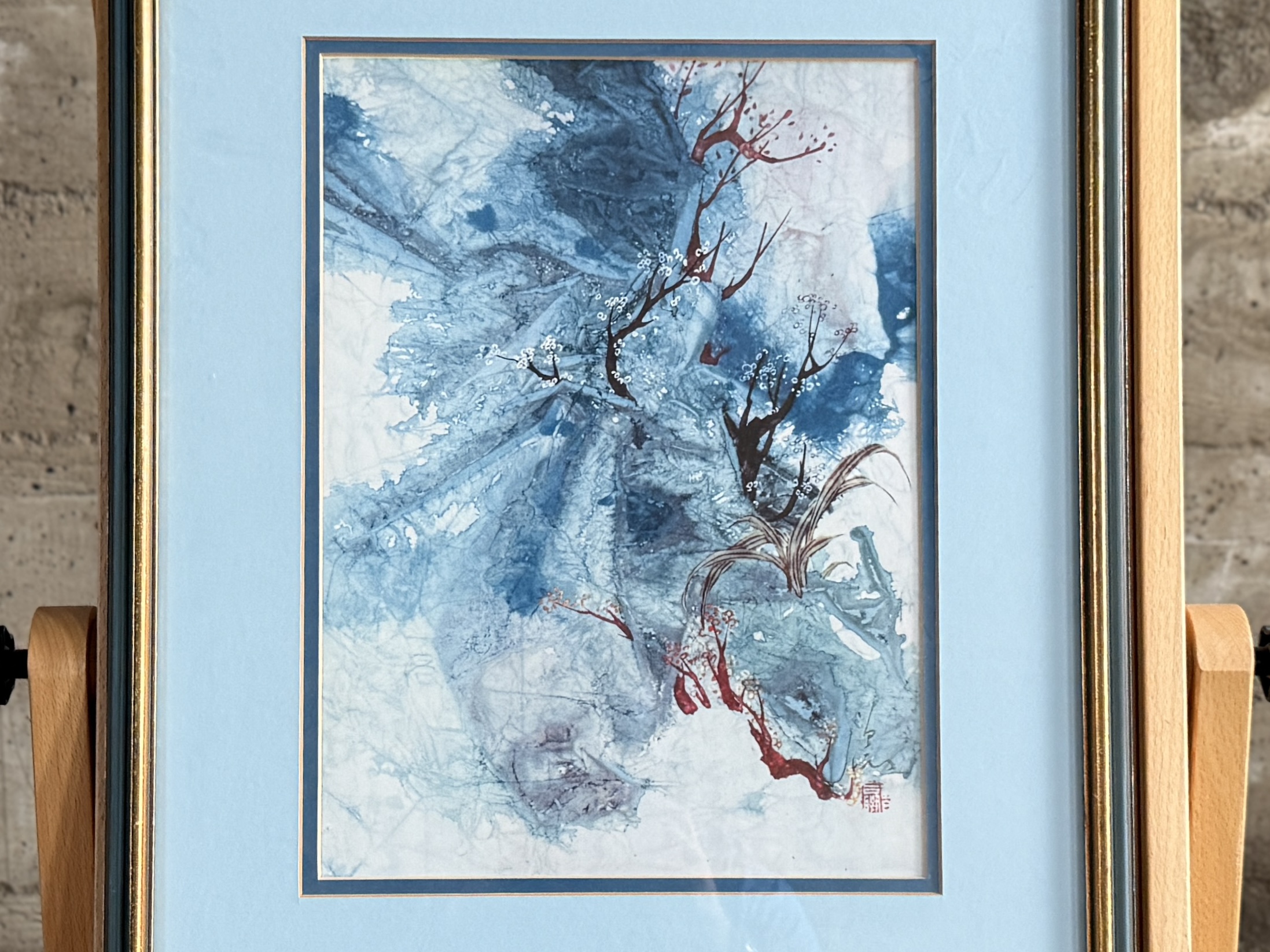 PAN TSENG YING, "CORAL AND BLUE"