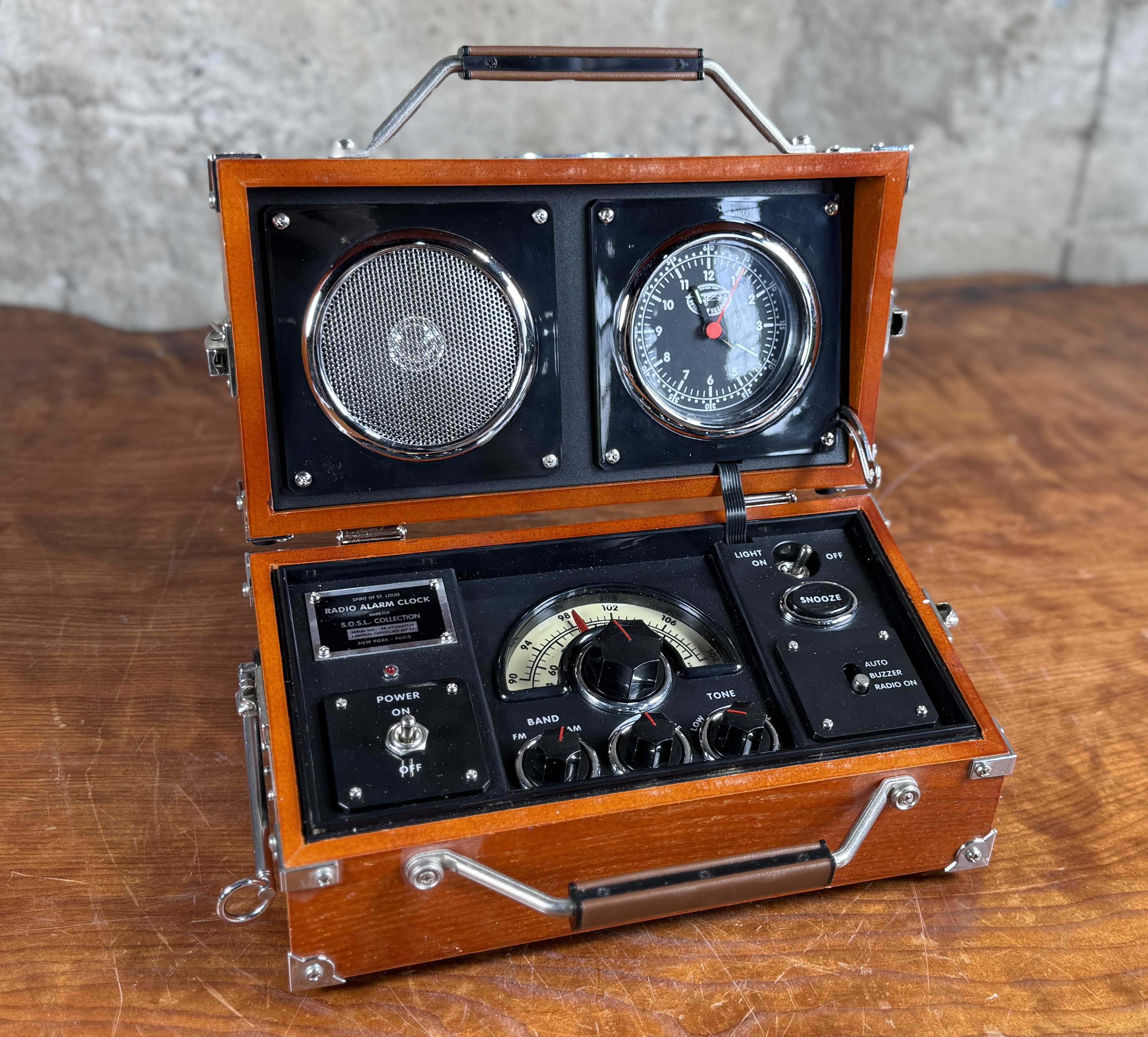 SPIRIT OF ST. LOUIS, RADIO ALARM CLOCK