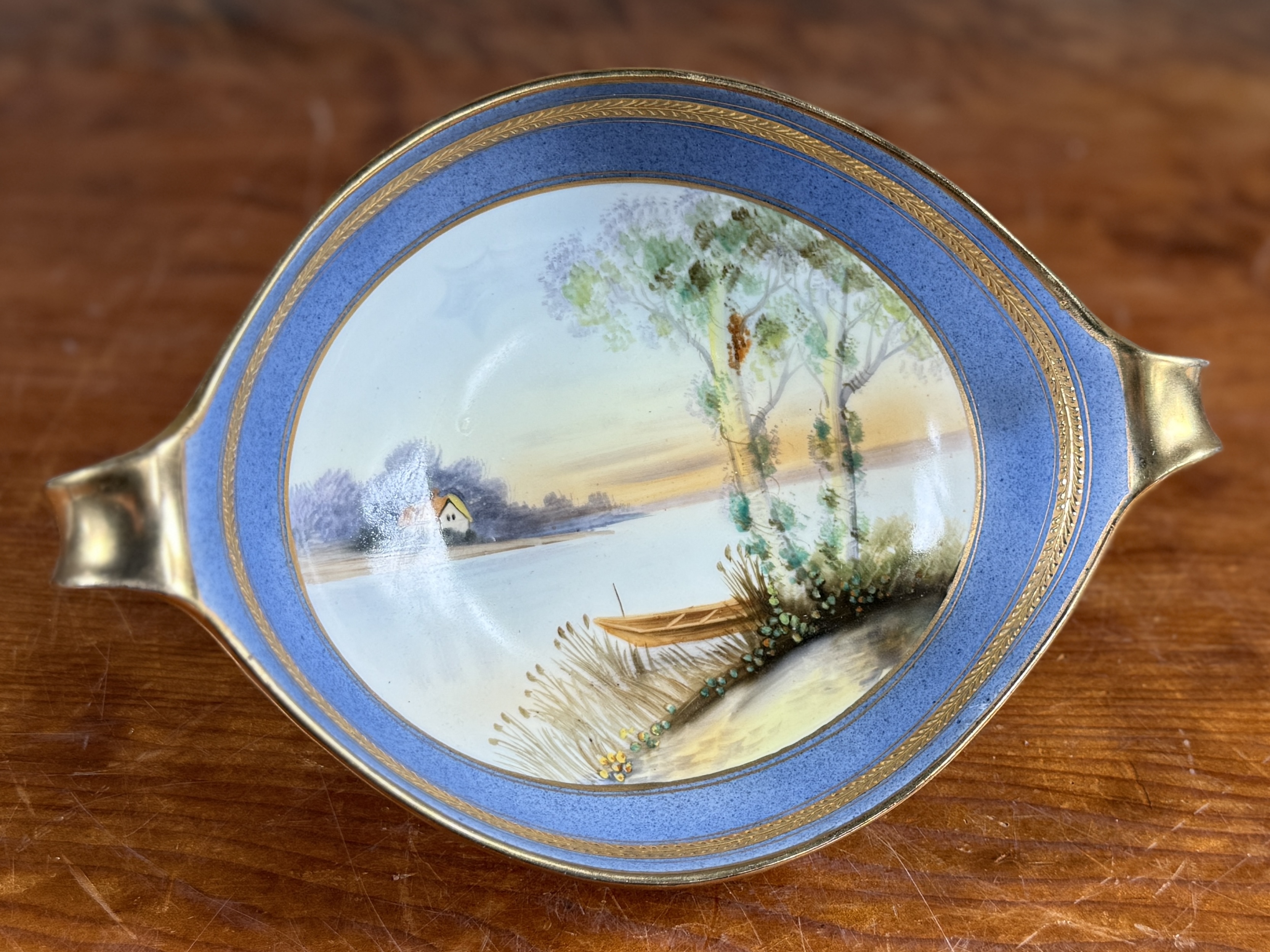NIPPON, HAND-PAINTED BOWL