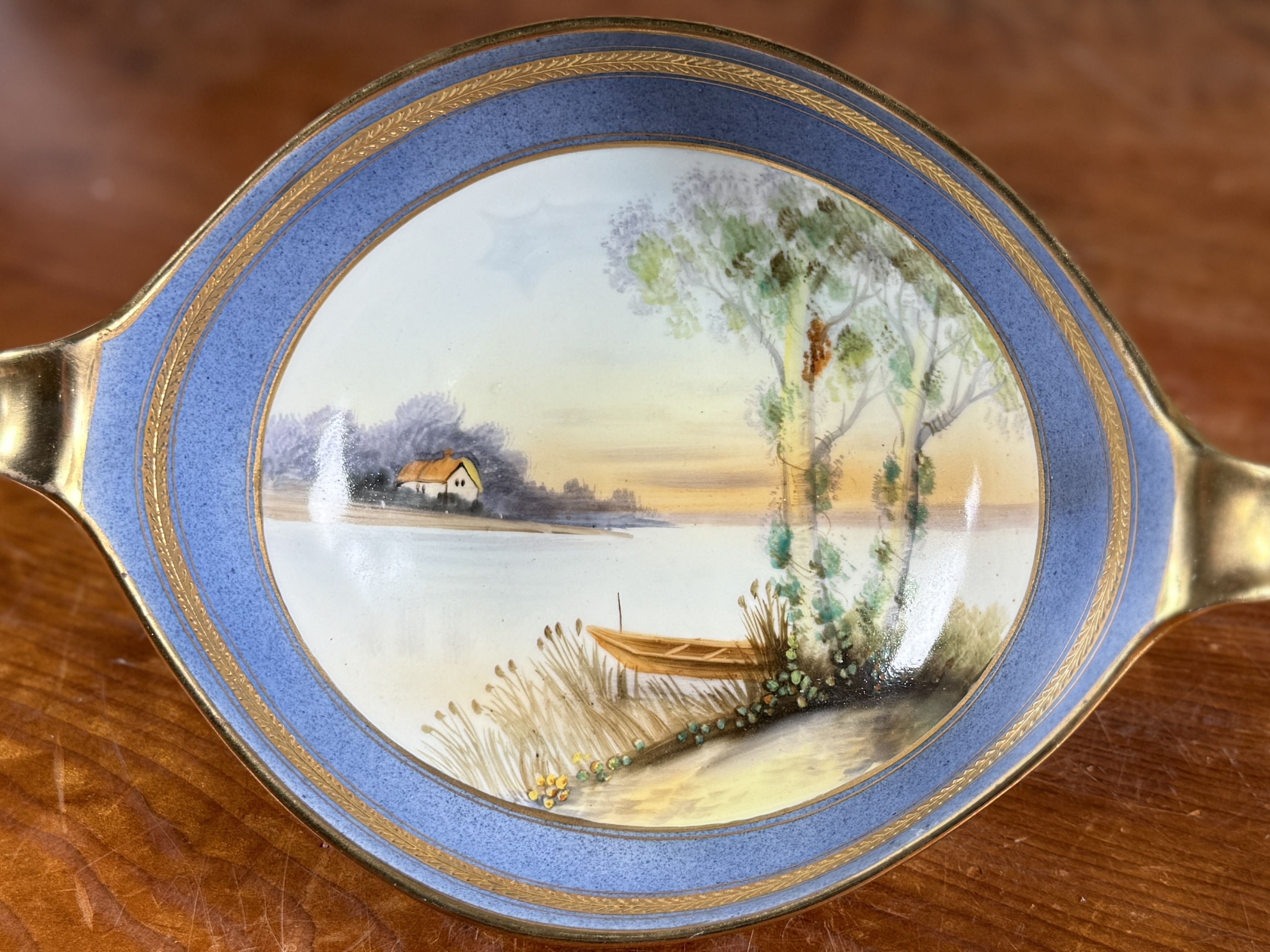 NIPPON, HAND-PAINTED BOWL