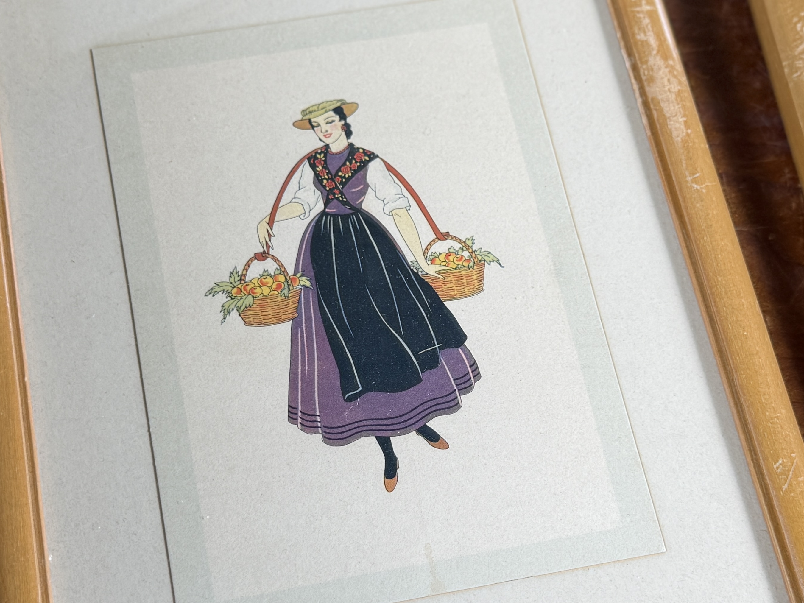 GIOVANNI MESCHINI, FRAMED ILLUSTRATIONS