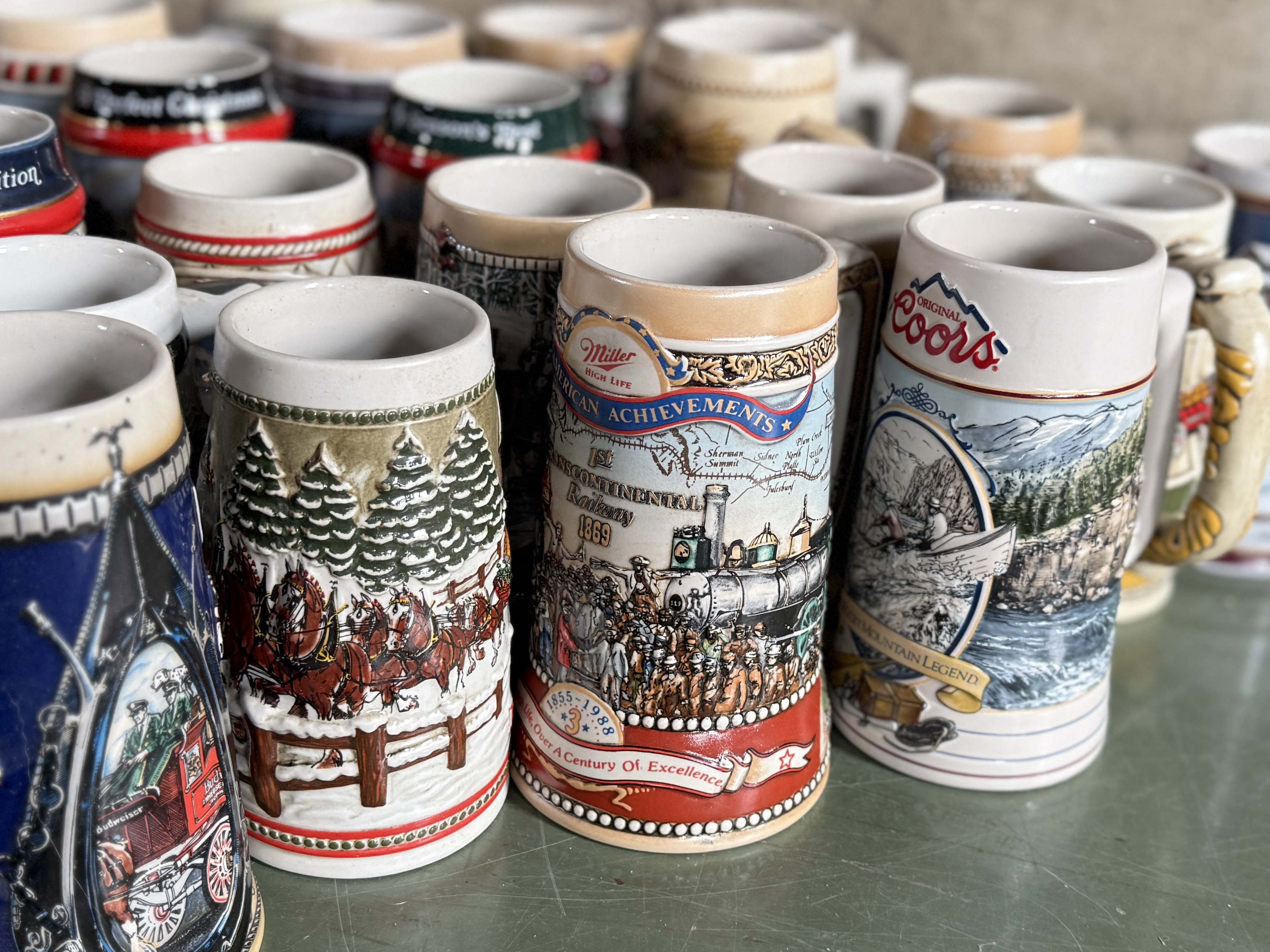 CERAMIC BEER STEIN COLLECTION
