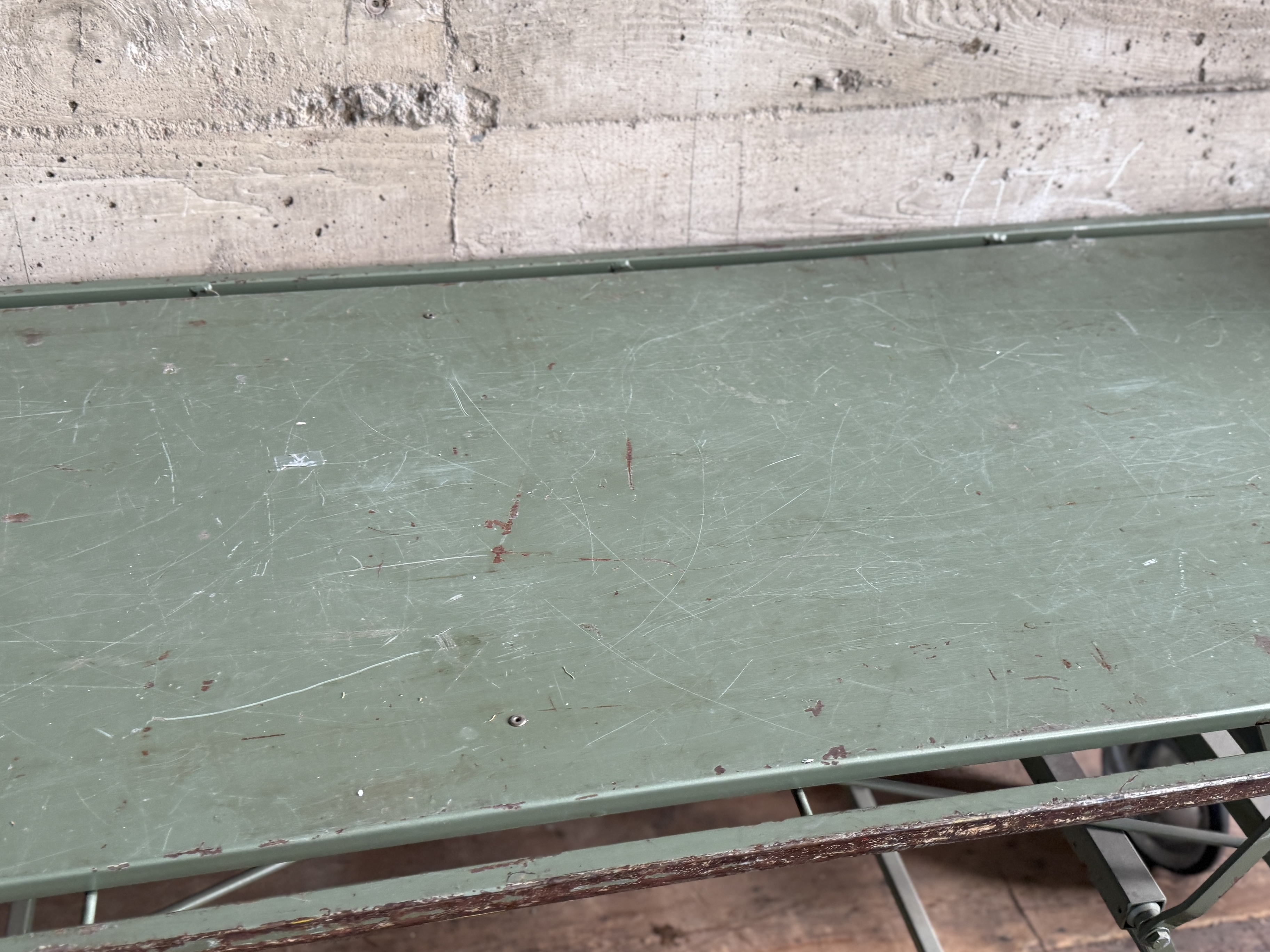INDUSTRIAL EMBALMING TABLE OR GURNEY