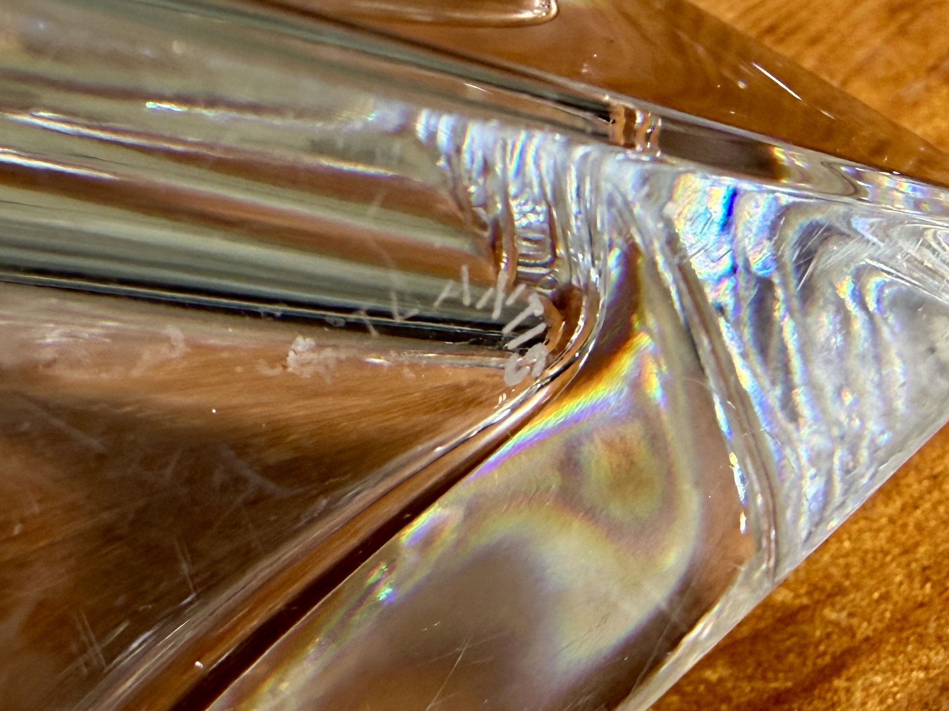 PAIR OF CRYSTAL DECANTERS