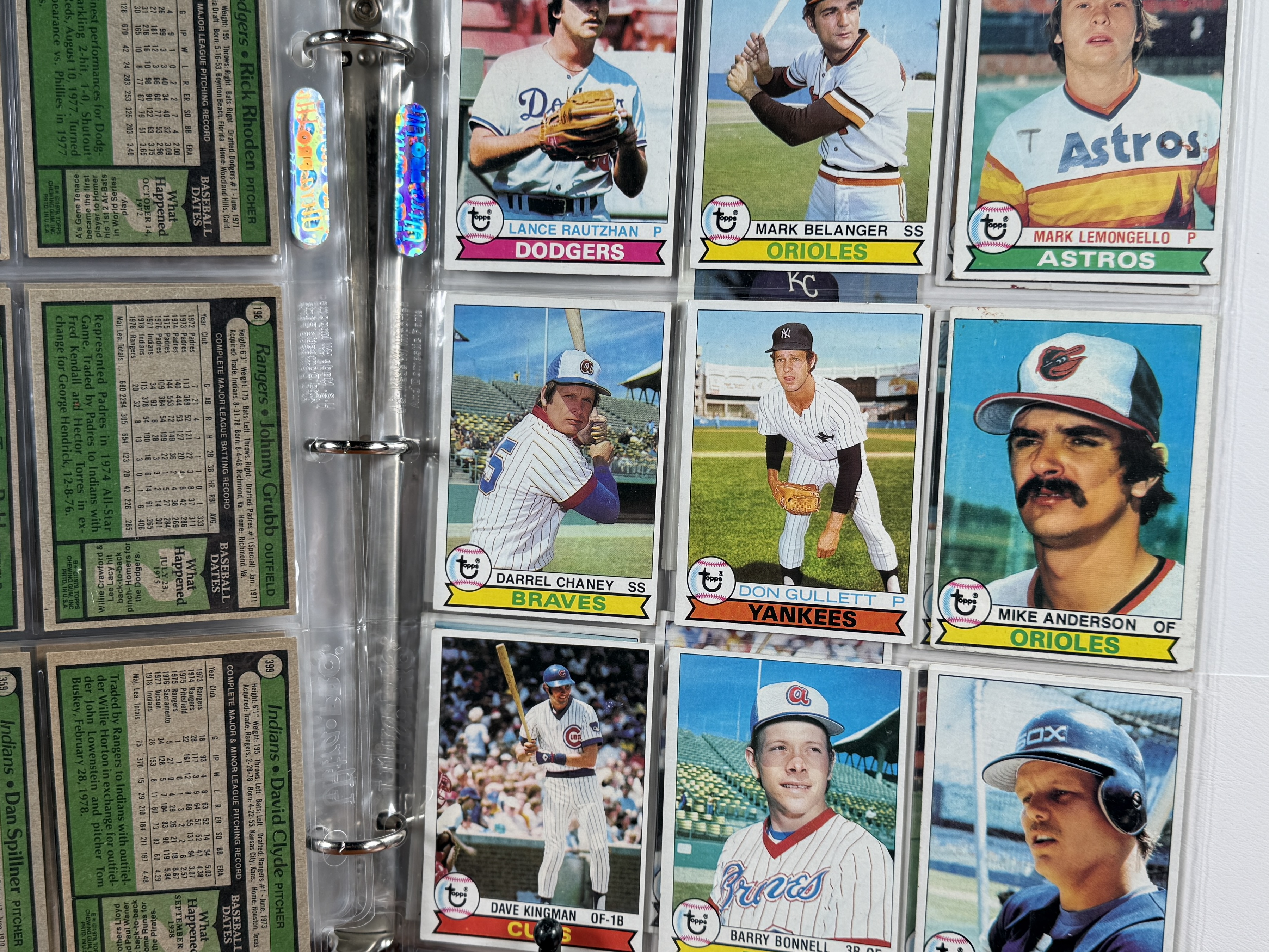 1979 TOPPS BASEBALL CARD COLLECTION